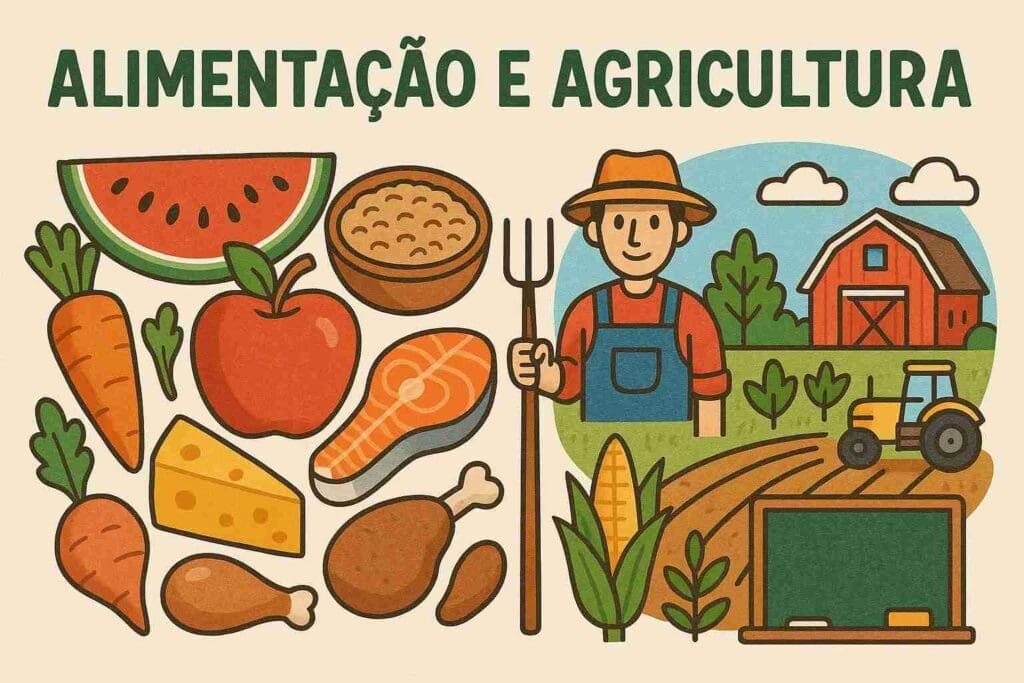 Alimentação e agricultura - planos de aula